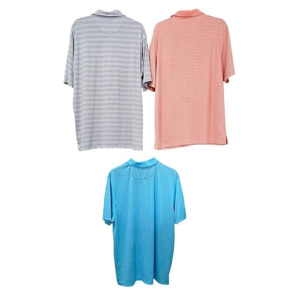 Bundle of 3 Men's Polo Dri Fit Golf Shirts Size XL - Picture 2 of 6